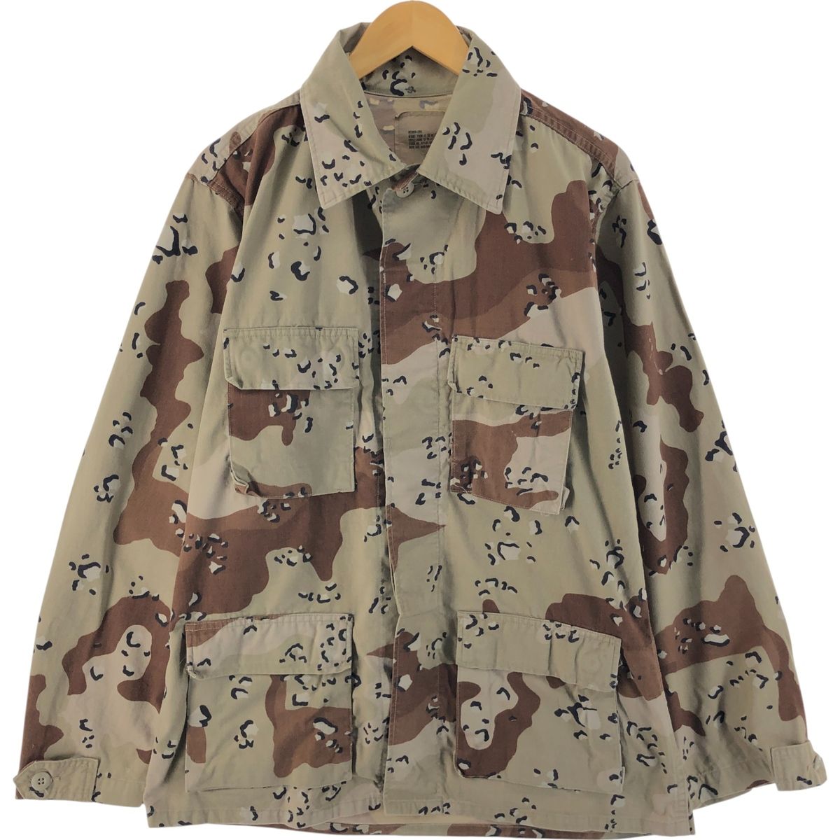 古着 米軍実品 90年代 迷彩柄 6C デザートチョコチップカモ B.D.U 
