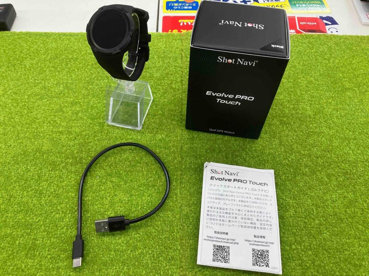 Shot Navi Evolve PRO Touch ショットナビ EVOLVE-PRO-TOUCH-BK GPS
