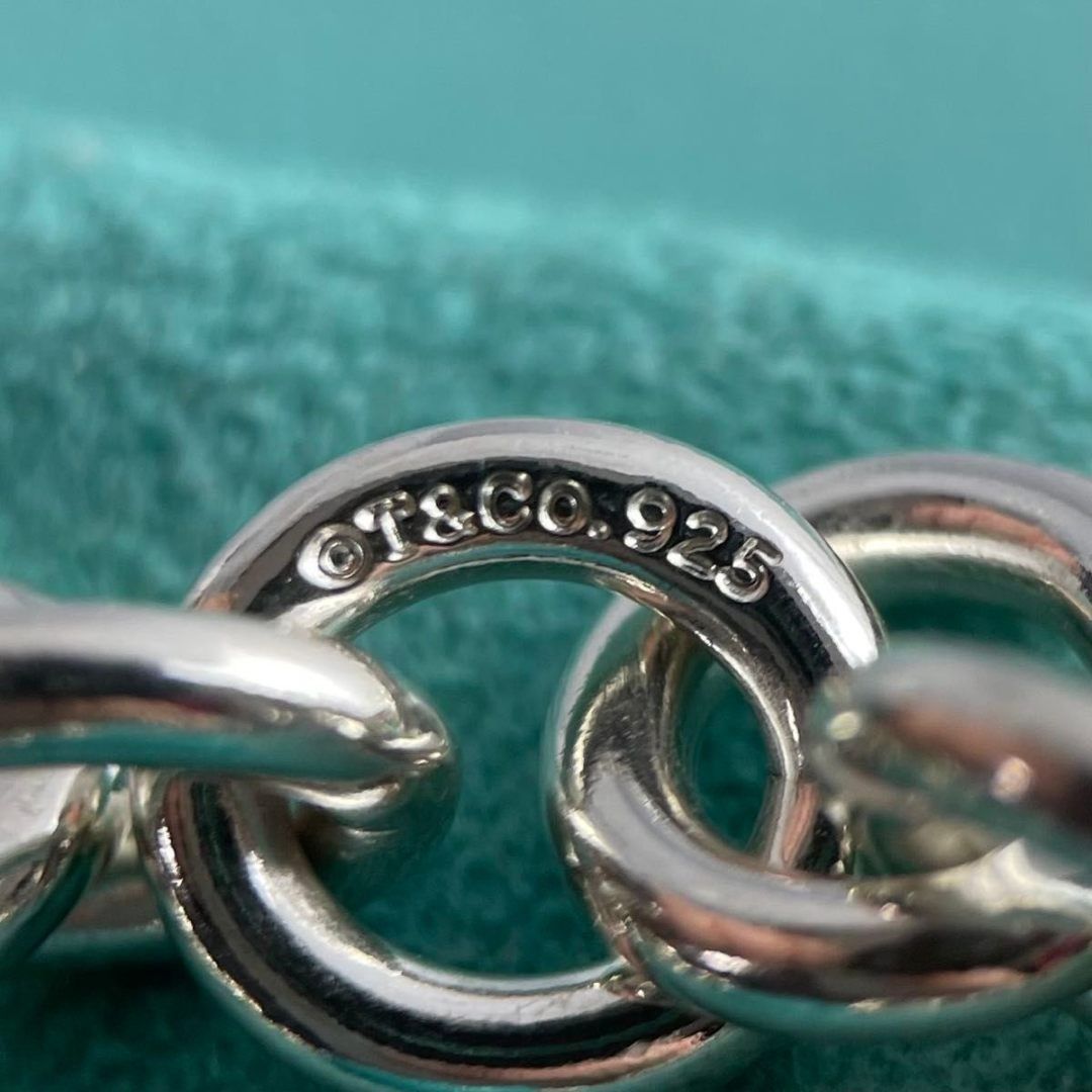 ティファニー オーバル ドーナツ リング チェーン ブレスレット ティファニー オーバル ドーナツ リンク チェーン ブレスレット VB11fe