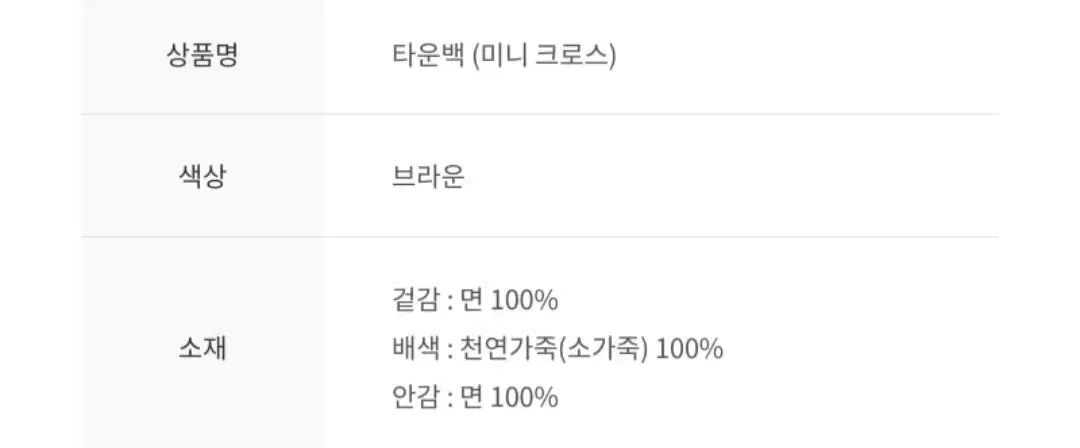 タウンバッグ ミニ