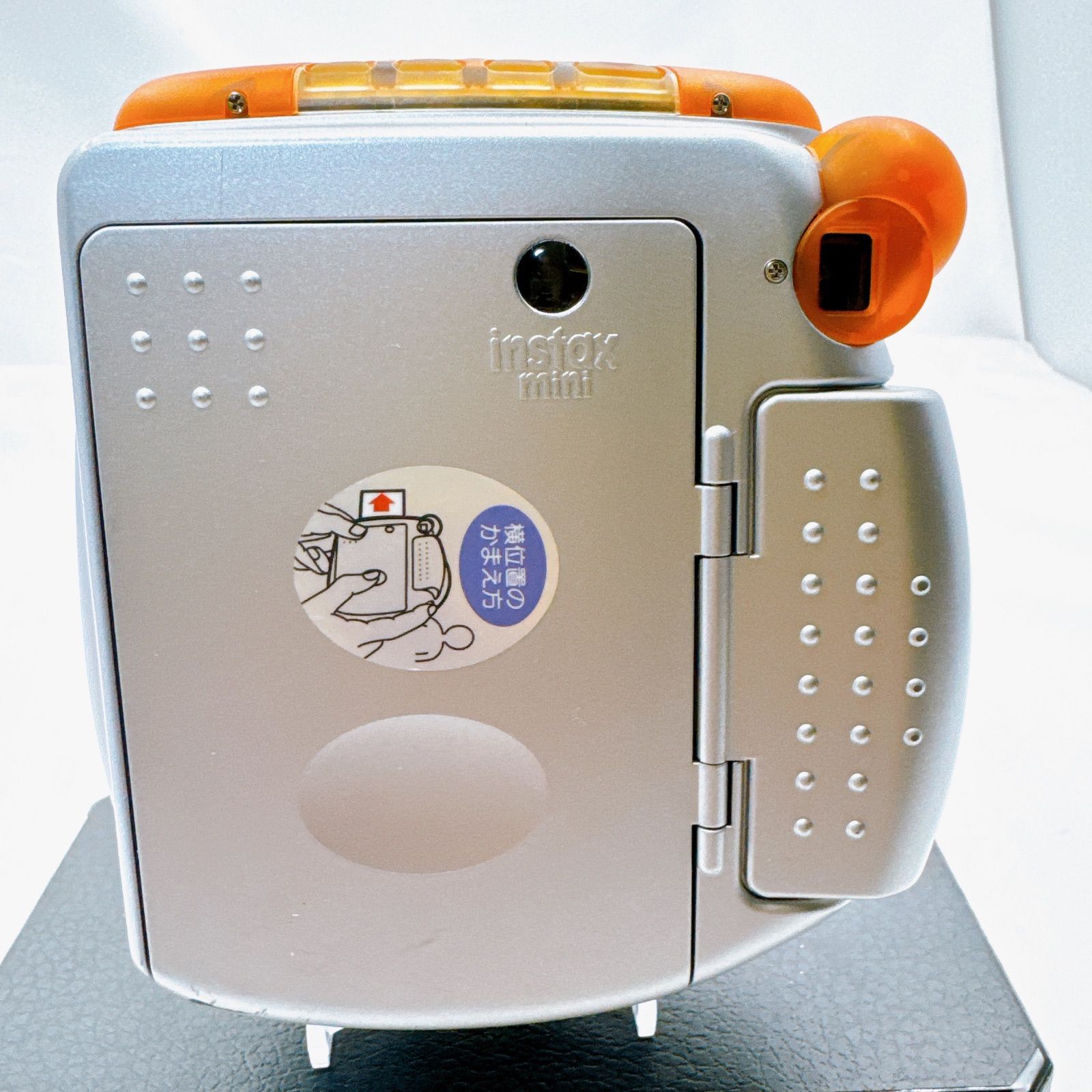 動作確認済み】FUJIFILM チェキ instax mini 20 本体 オレンジ 電池 