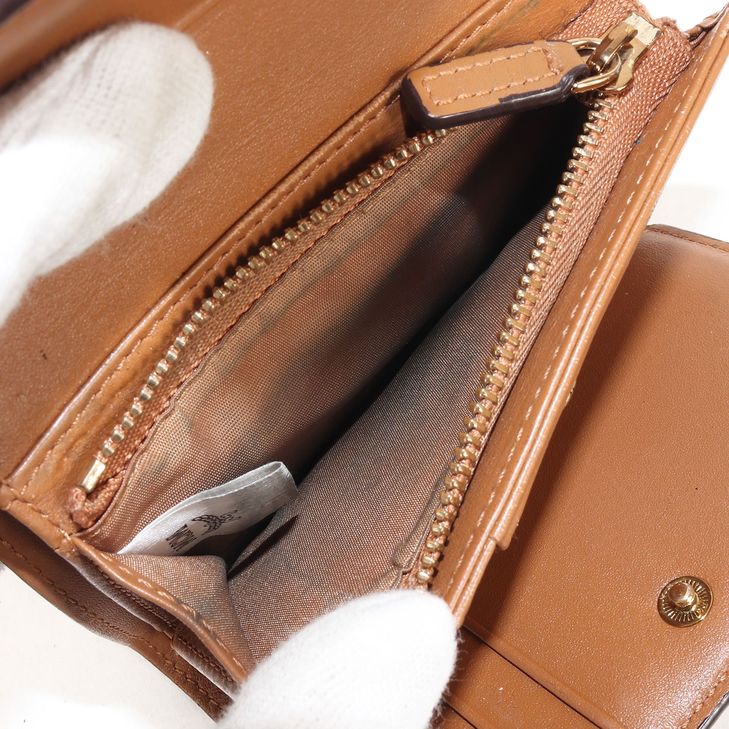 MCM エムシーエム ヴィセトス柄 三つ折り ウォレット 財布 Tracy 