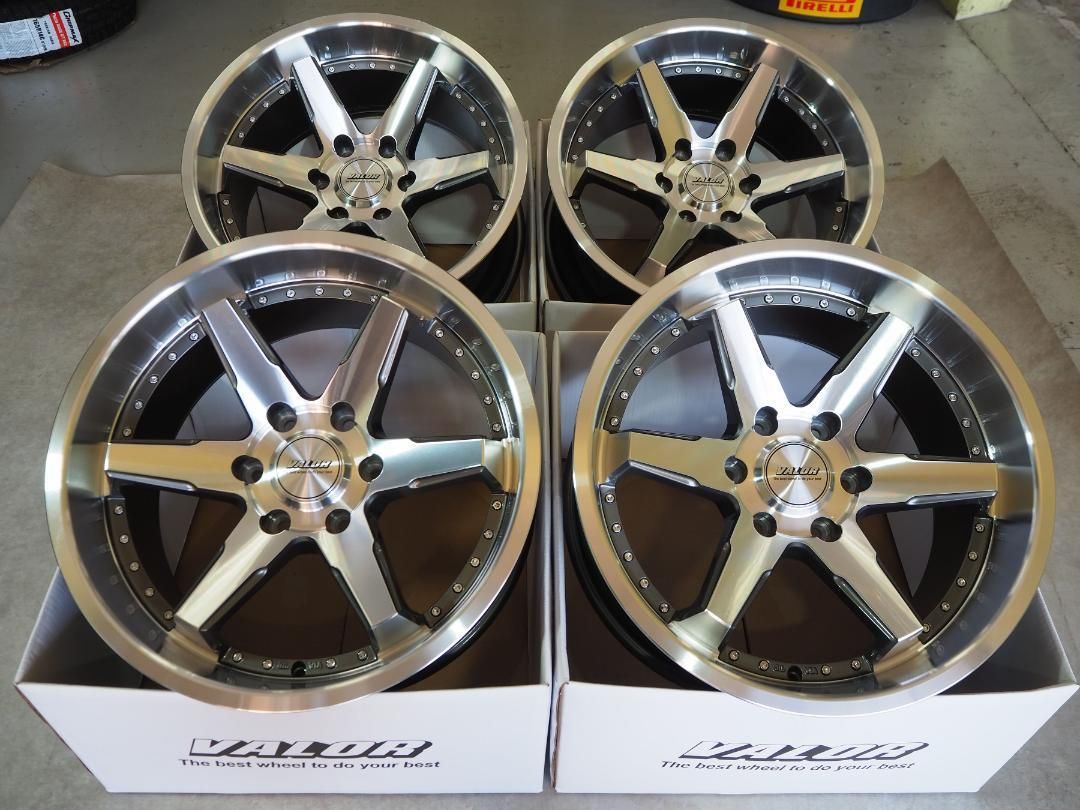 要オーバーフェンダー カスタムサイズ VALOR DCR 19inch 9.5J 6H139.7 8 ハイエース
