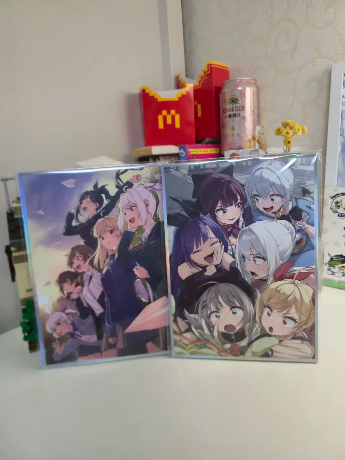 チェイスドル+マセドル色紙をバッチで ISEGYE IDOL 異世界からの