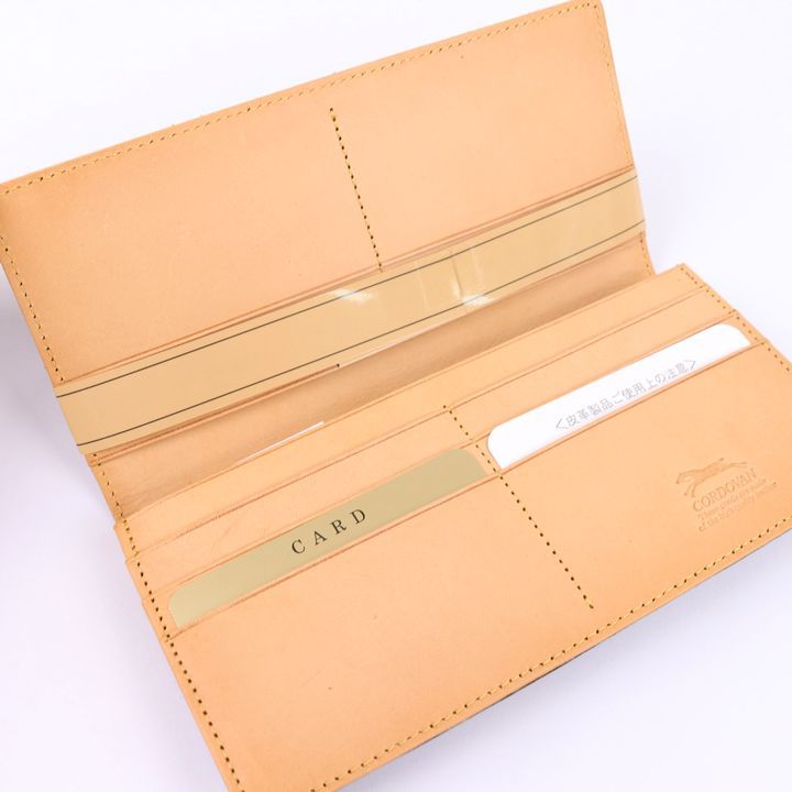 コードバン 長財布 未使用 訳あり 最高級 レザー 日本製 札入れ カード