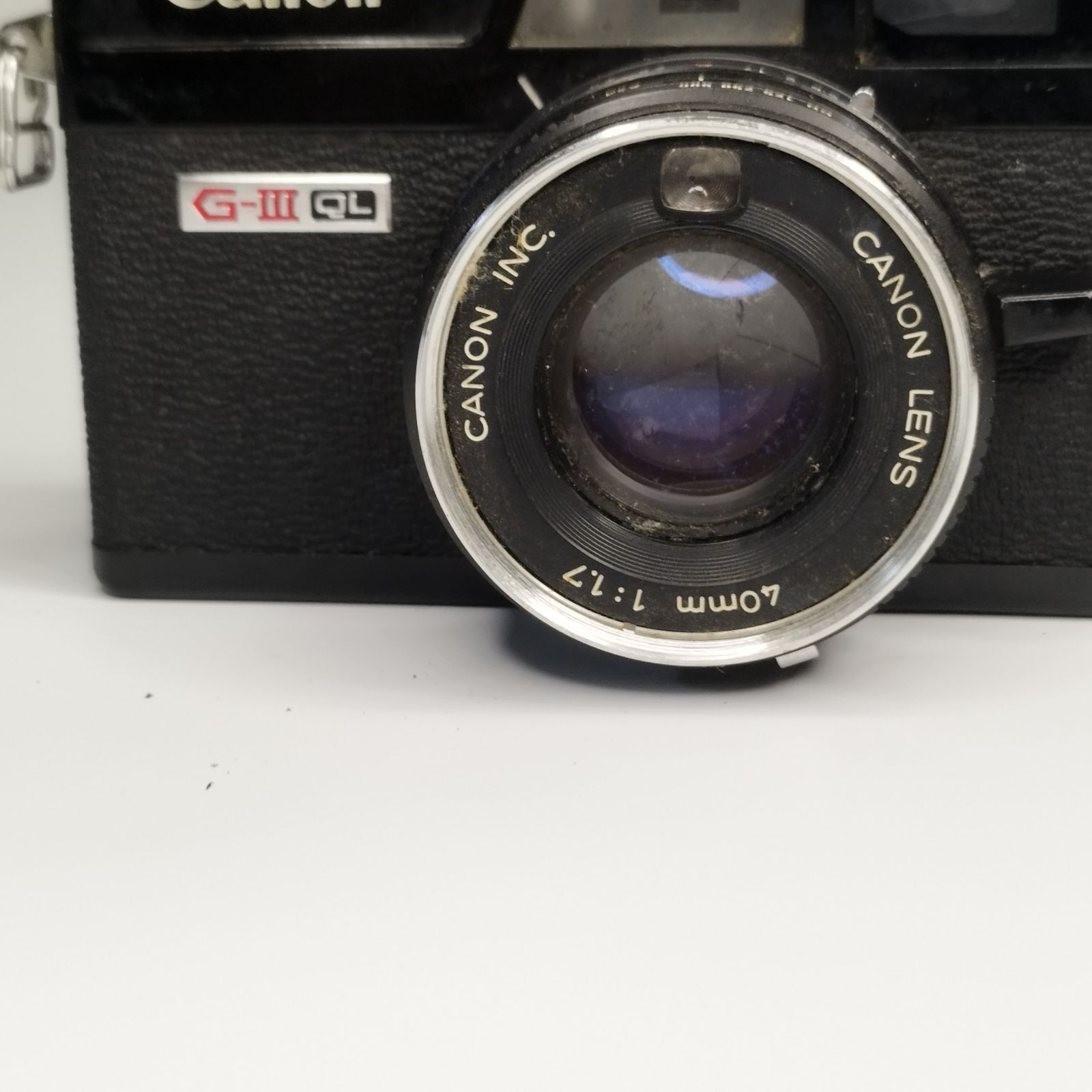 ジャンク】Canon CANONET G-III QL17 ブラックレンジ