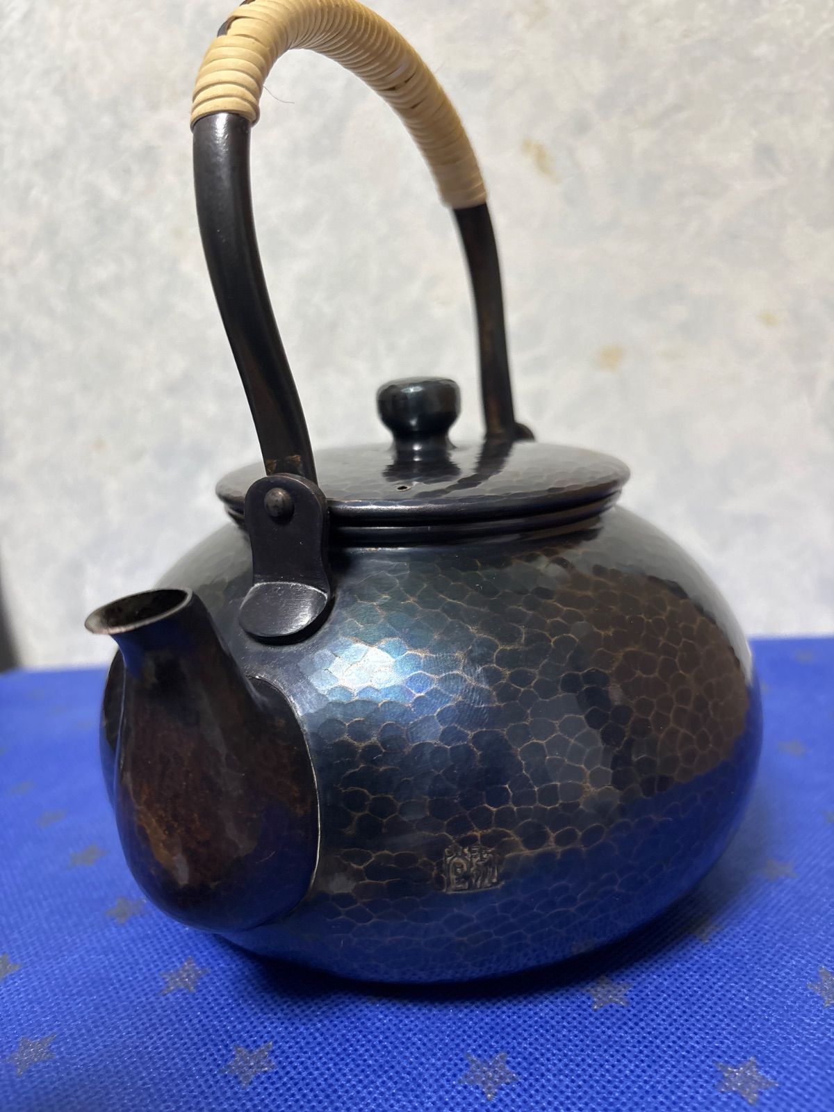 玉川堂 紫金色 湯沸 やかん 鎚起銅器 共箱 - メルカリ