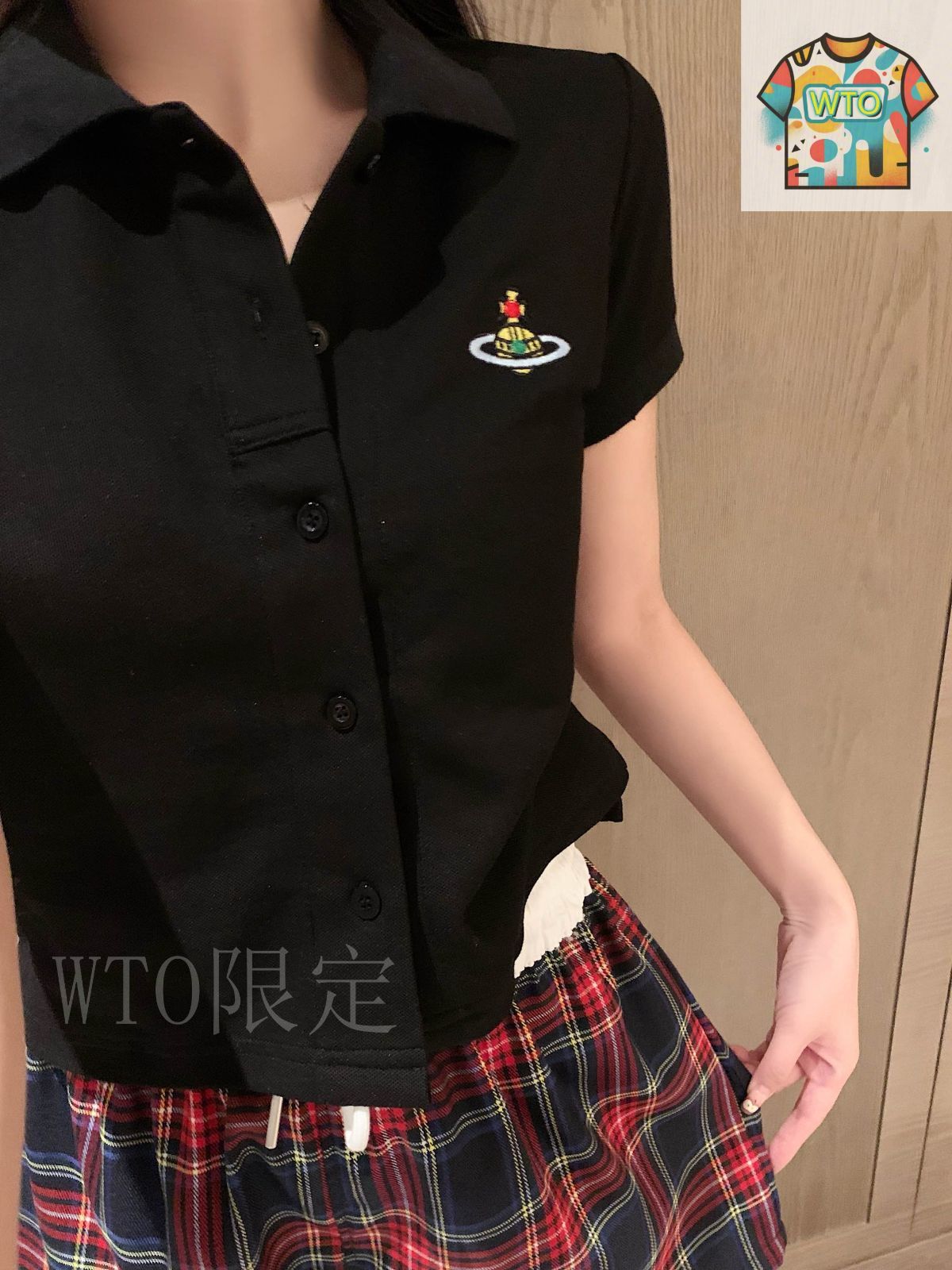 【Vivienne Westwood 】刺繍ロゴ ポロ＆スカートセットアップ Vivienne Westwood(ヴィヴィアンウエストウッド) ポロシャツ