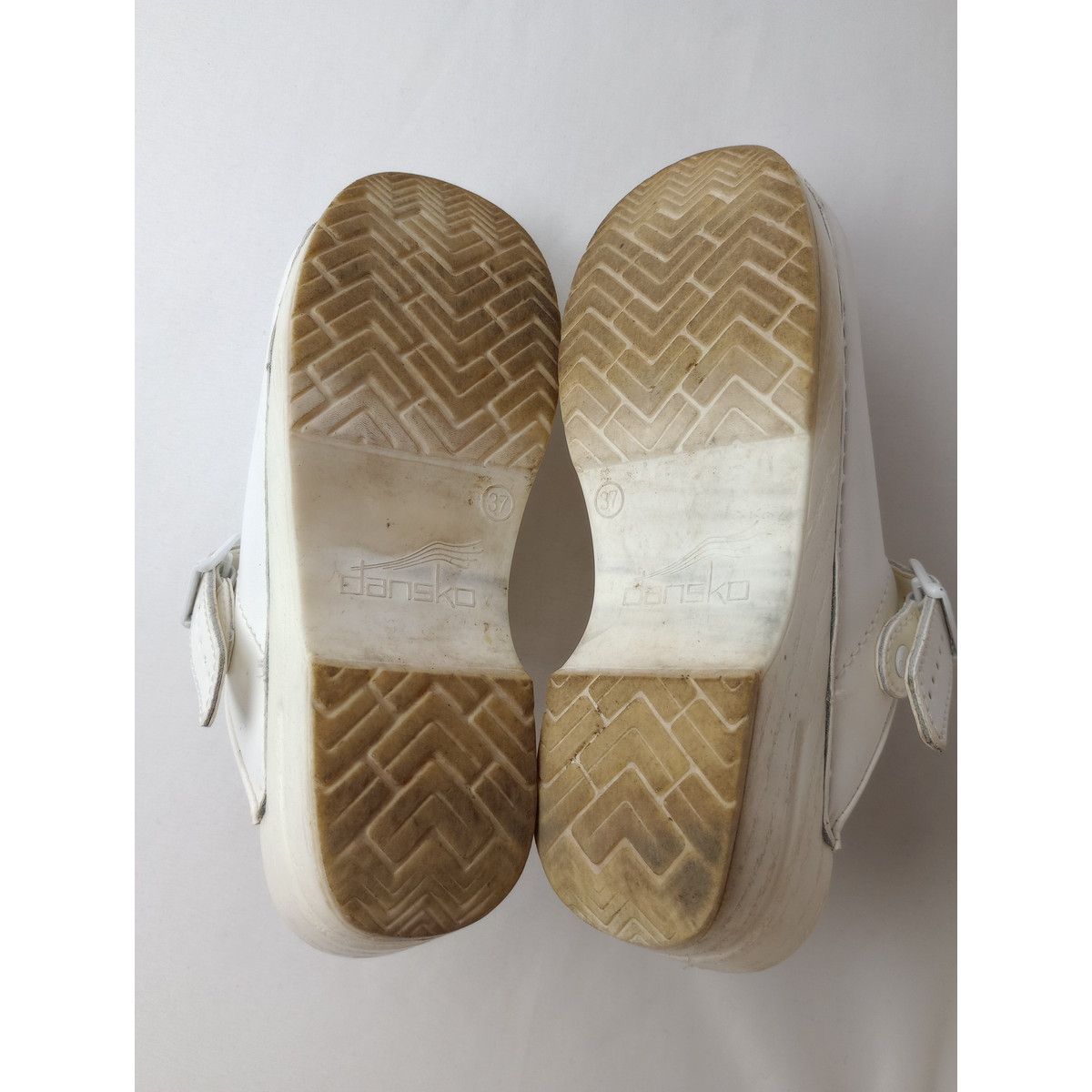 DANSKO ダンスコ イングリッド サボ レザー シューズ 37 白