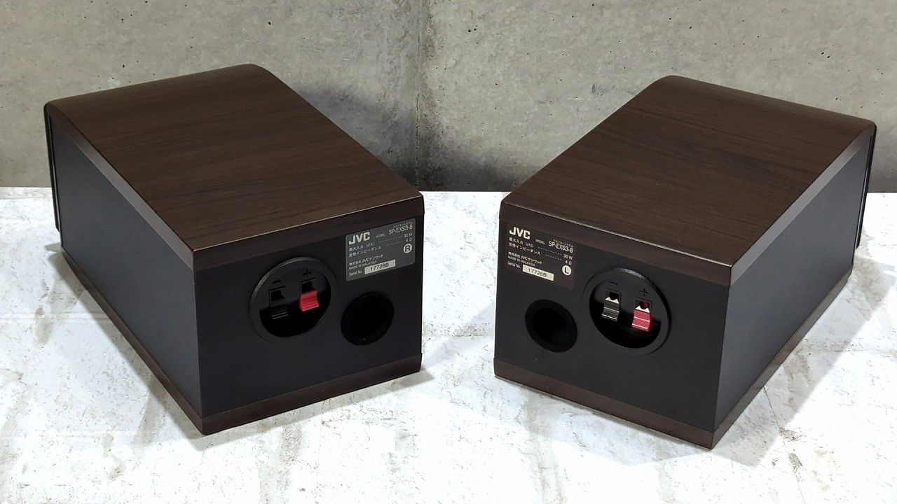 【美品】JVC ケンウッド ウッドコーンスピーカー SP-EXS3 EX-S3 新カラーとフラット＆ロースタイルを採用し、インテリアとの
