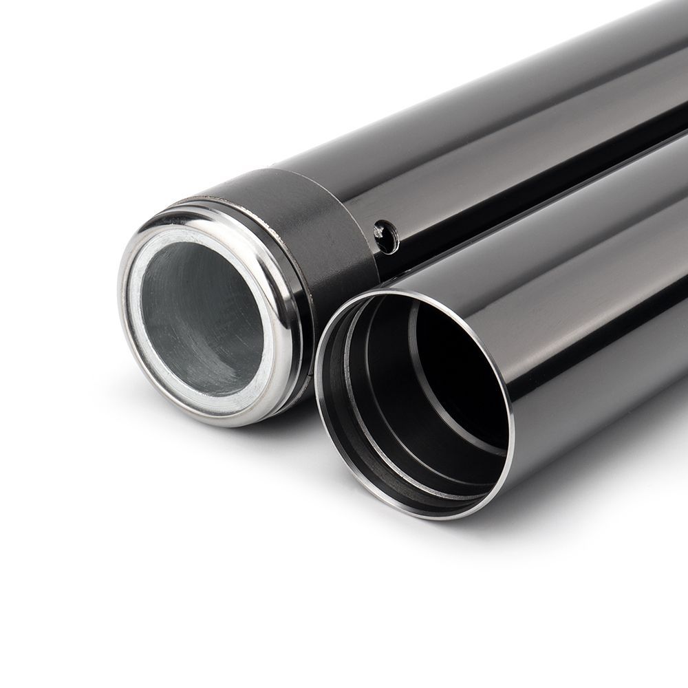 XB42 上メッキ RF400R RF400 GK78A 1996-1997 純正品番51110-21E30に対応 インナーチューブ ブラック２本