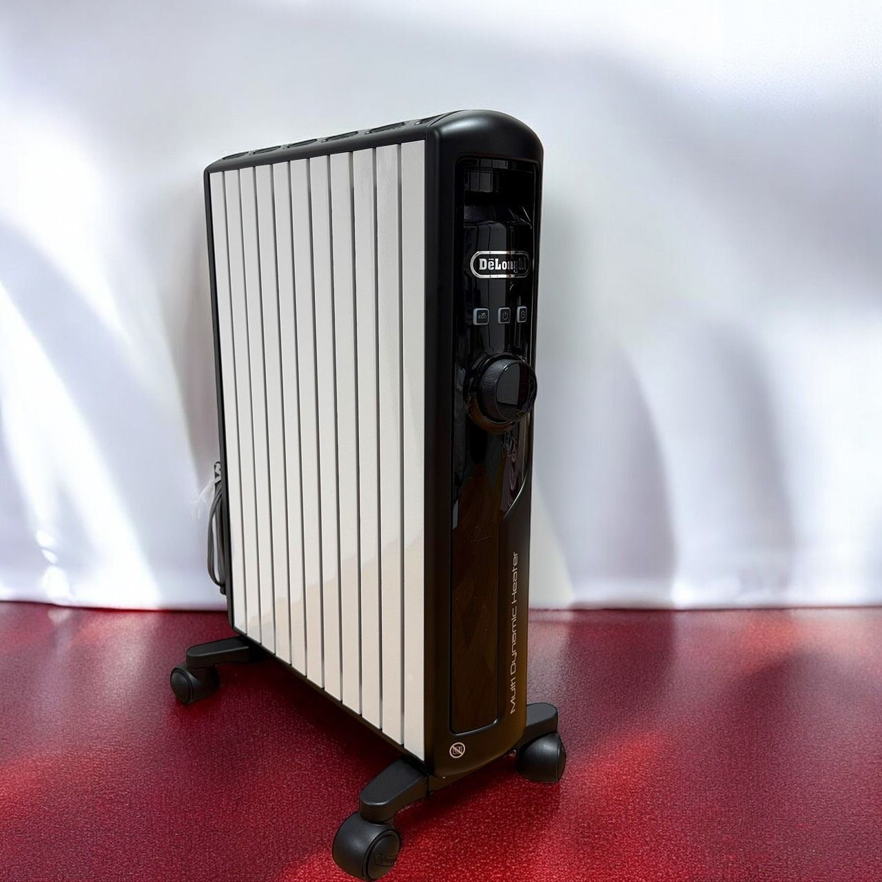 ファイナルセール開催中！ 送料無料 DeLonghi De Longhi デロンギ MDHS15 BK ピュアホワイト×マットブラック マルチダイナミックヒーター 10～13畳