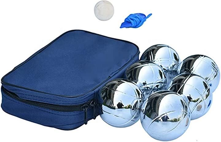 最終値下【競技用】ペタンクボール6個 （1個700g）＋ビュット 専用バッグ入り 最終値下【競技用】ペタンクボール6個 （1個700g）＋ビュット