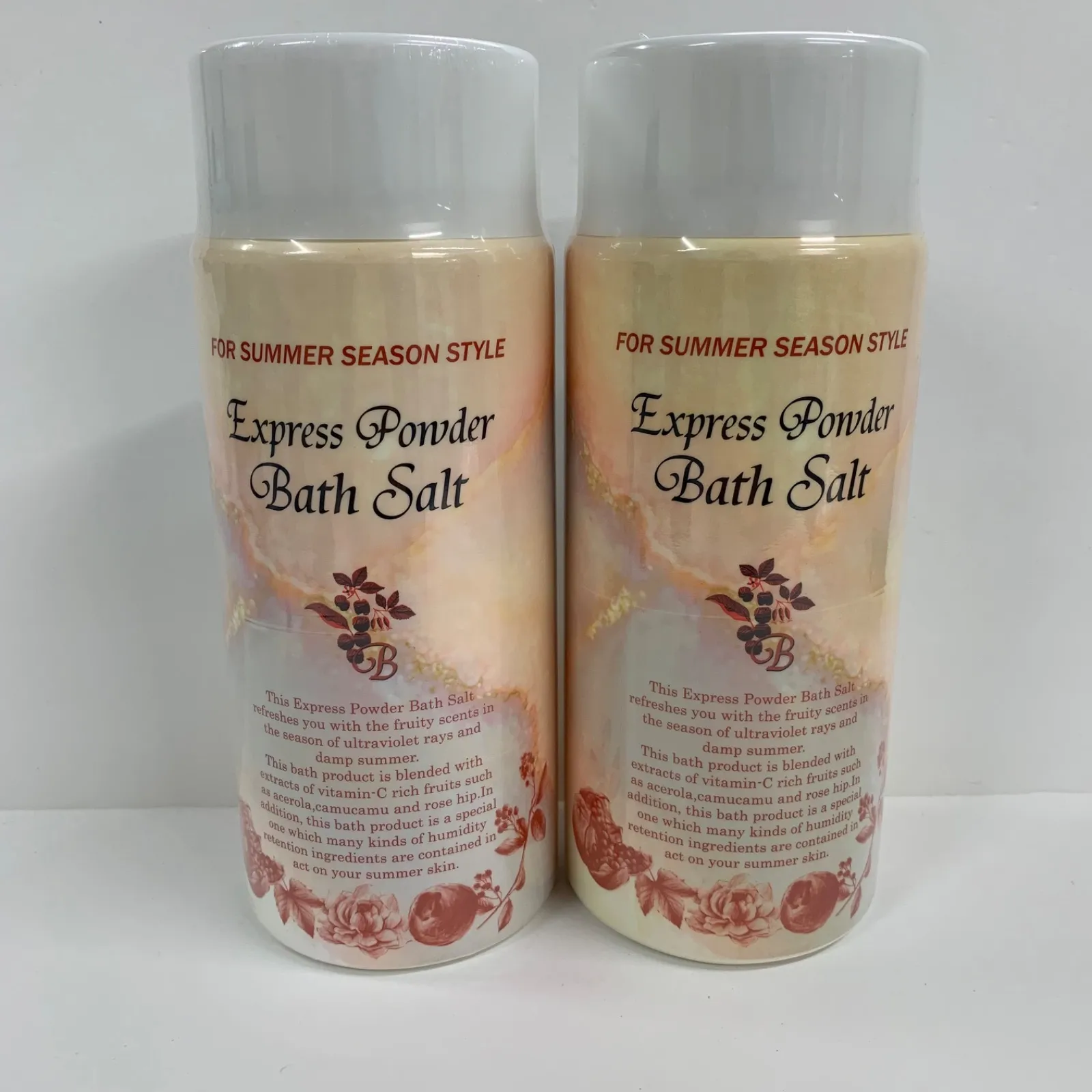 【３本】エクスプレスパウダー　バスソルト　入浴剤 優雅にお風呂で全身美容 保湿成分配合 “エクスプレスパウダー