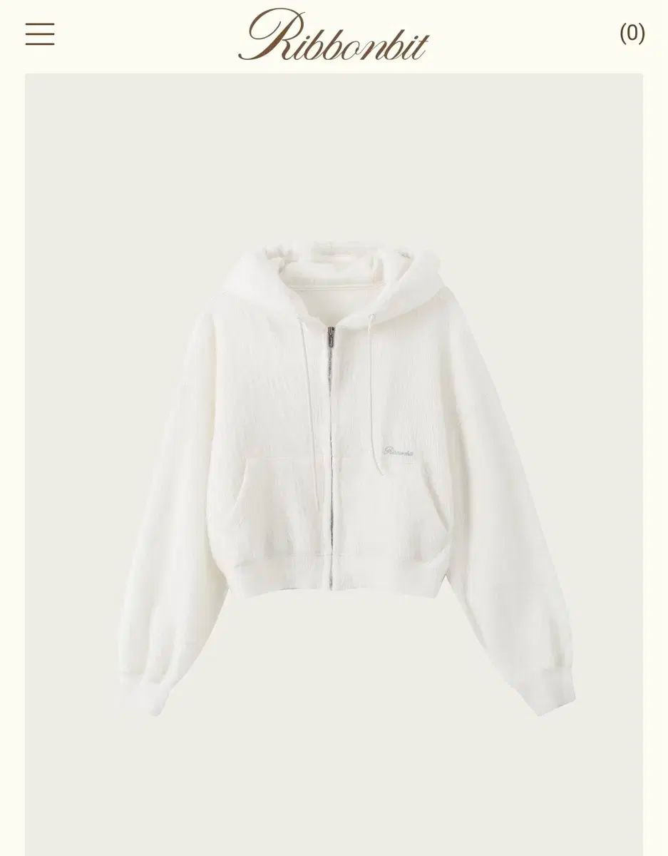 リボンスノー フードジップアップ
