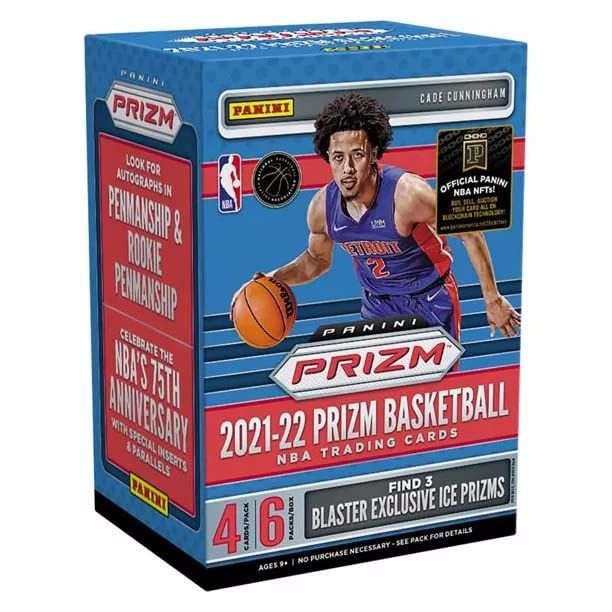 NBA 2021-22 Panini Prizm Basketball Card Blaster Box (Ice Prizms) パニーニ プリズム バスケットボール カード ブラスターボックス (アイス プリズム) 