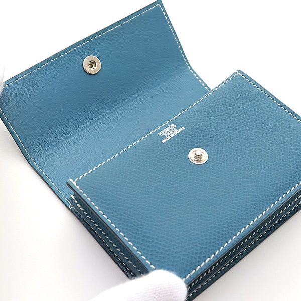 未使用品】ラルコバレーノ 名刺入れ マルチカラー シボ革 カユニ