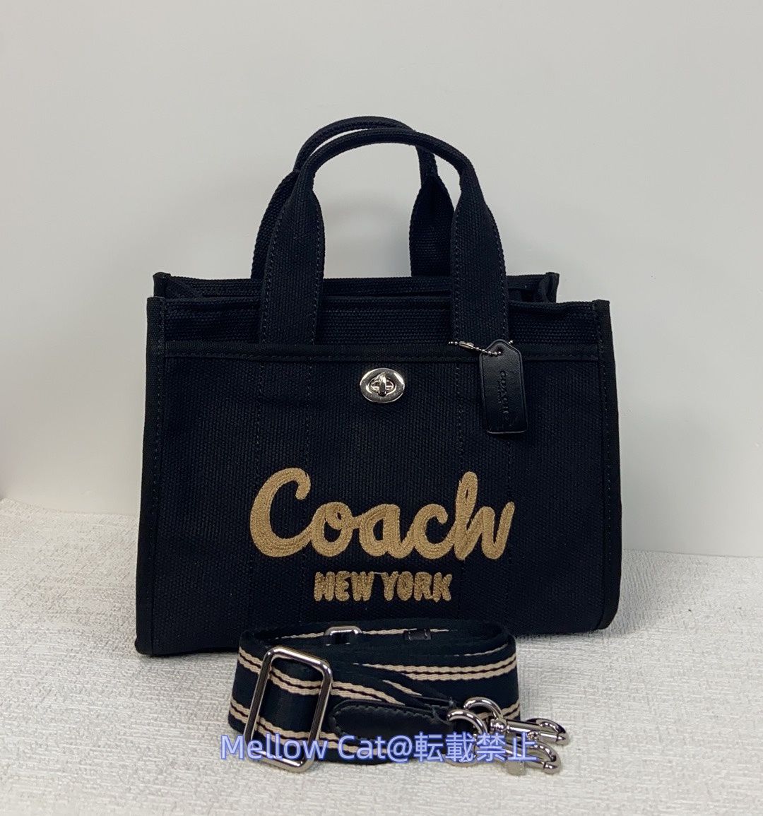 コーチ バッグ レディース ブラック カーゴ トート 26 COACH CP164 LHBLK - メルカリ