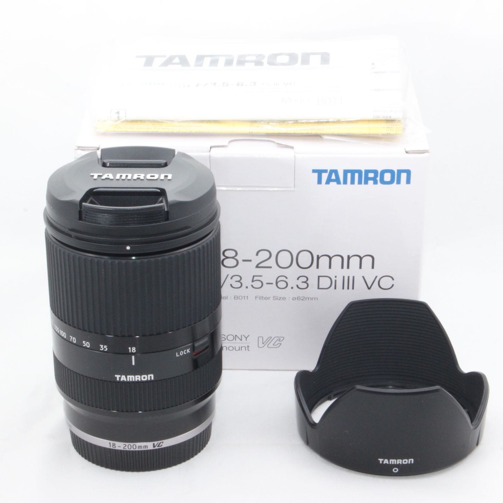 タムロン TAMRON 高倍率ズームレンズ 18-200mm F3.5-6.3 DiIII VC