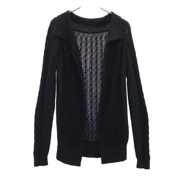 中古通販サイトです Yohji Yamamoto ブラックニットカーディガン