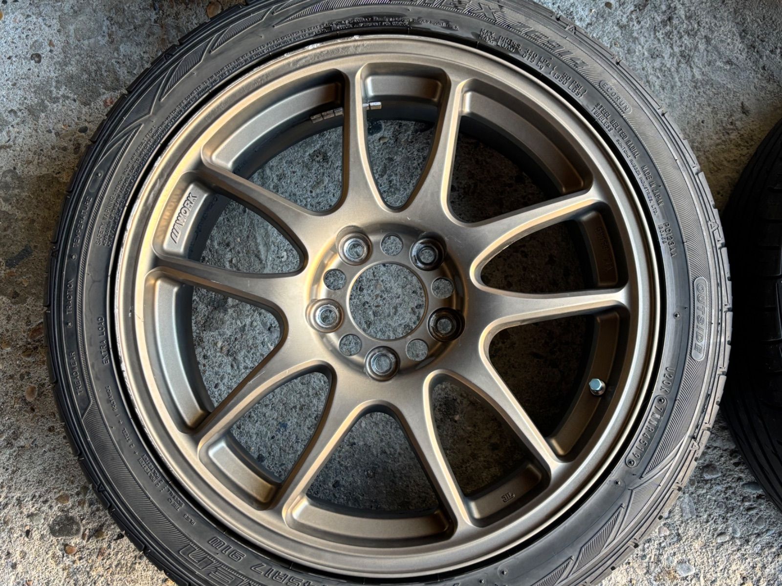 215 45 R 17 work ワーク EMOTION CR kai エモーションCR改 FALKEN ZIEX