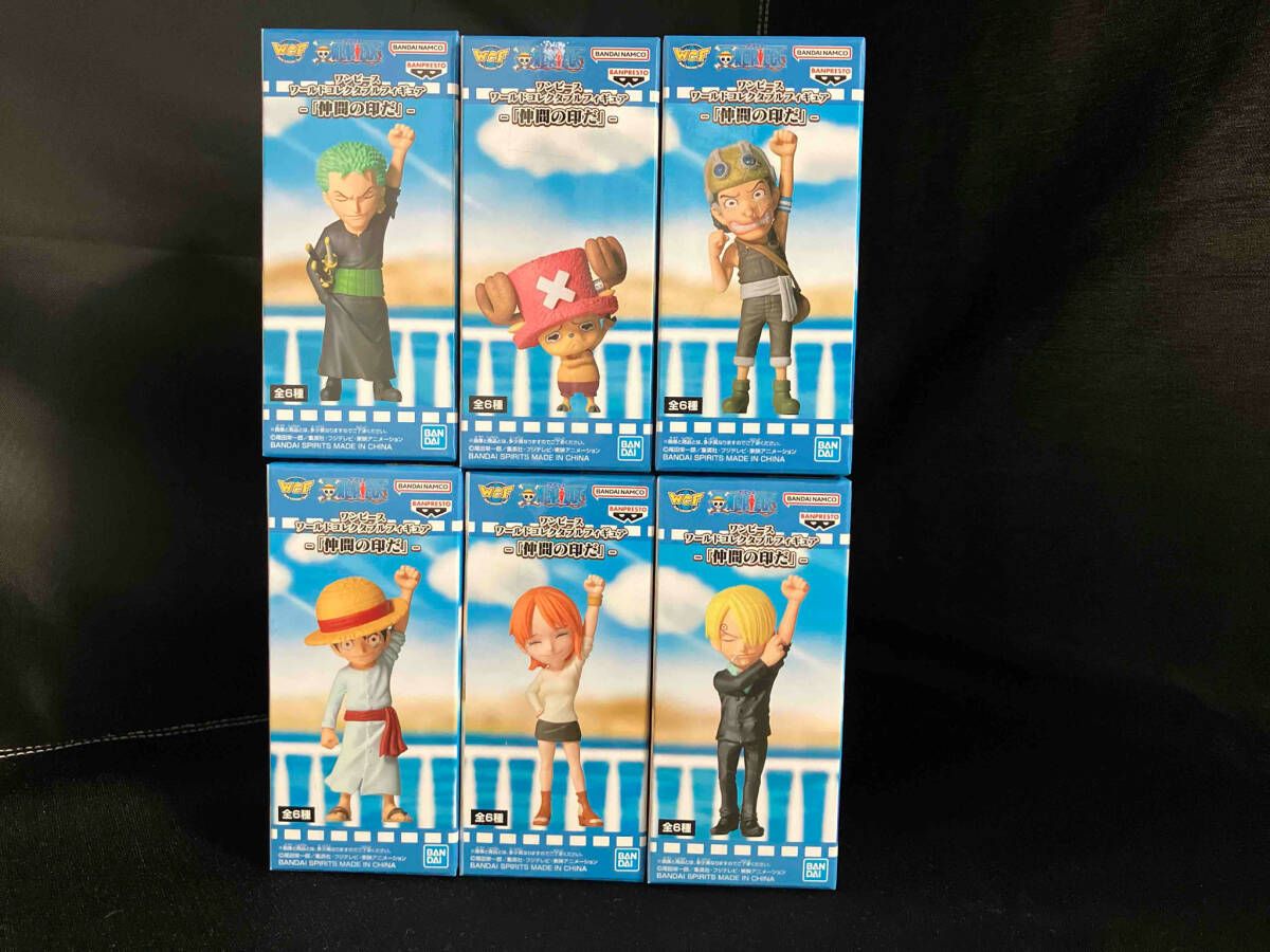 未開封品] [全6種セット]バンプレスト 麦わらの一味 ワンピｰス