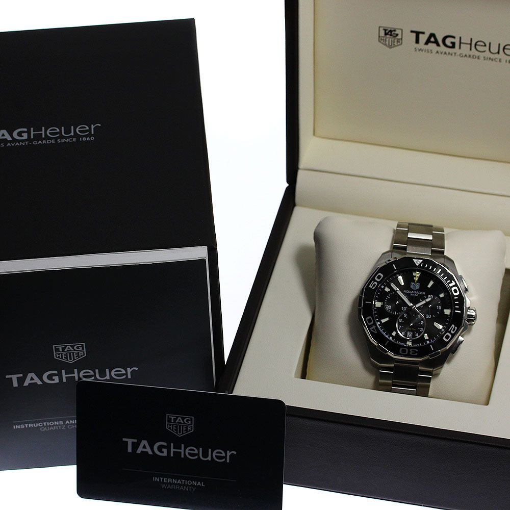 タグホイヤー TAG HEUER CAY111A アクアレーサー クロノグラフ デイト クォーツ メンズ箱・保証書付き_791507