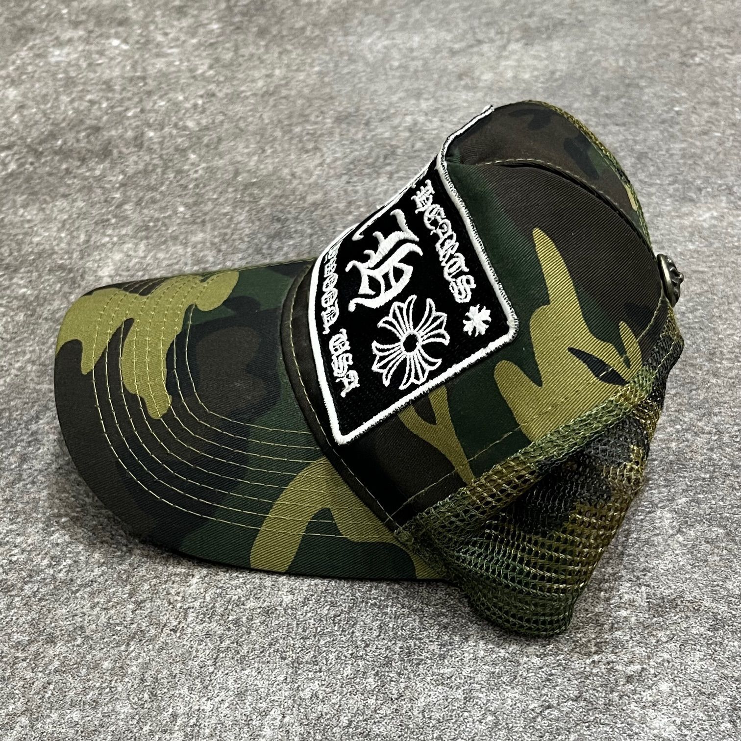 CHROME HEARTS 迷彩 メッシュトラッカーキャップ カモ柄 クロスボール