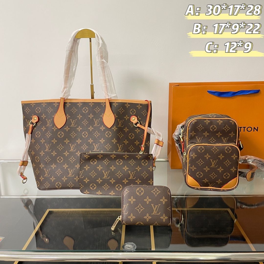 大人気中 LOUIS VUITTON ルイヴィトン トートバッグ ショルダーバッグ 財布 3点セットバッグ - メルカリ