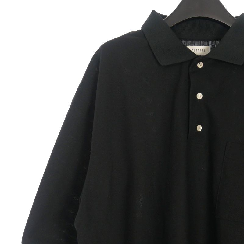 CLESSTE クレスト MASSIVE S/S ポロシャツ 白黒 CLESSTE