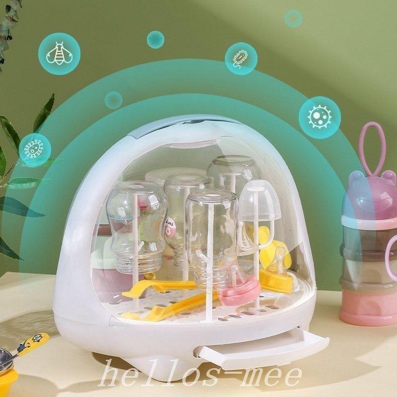  哺乳瓶キャリー哺乳瓶ケース哺乳瓶ラック乾燥ラック透明収納ボックス保管ケース哺乳瓶収納ベビーグッズ収納ケース蓋付き持ち運び便利衛 哺乳瓶ケース ホルダー 授乳 食事