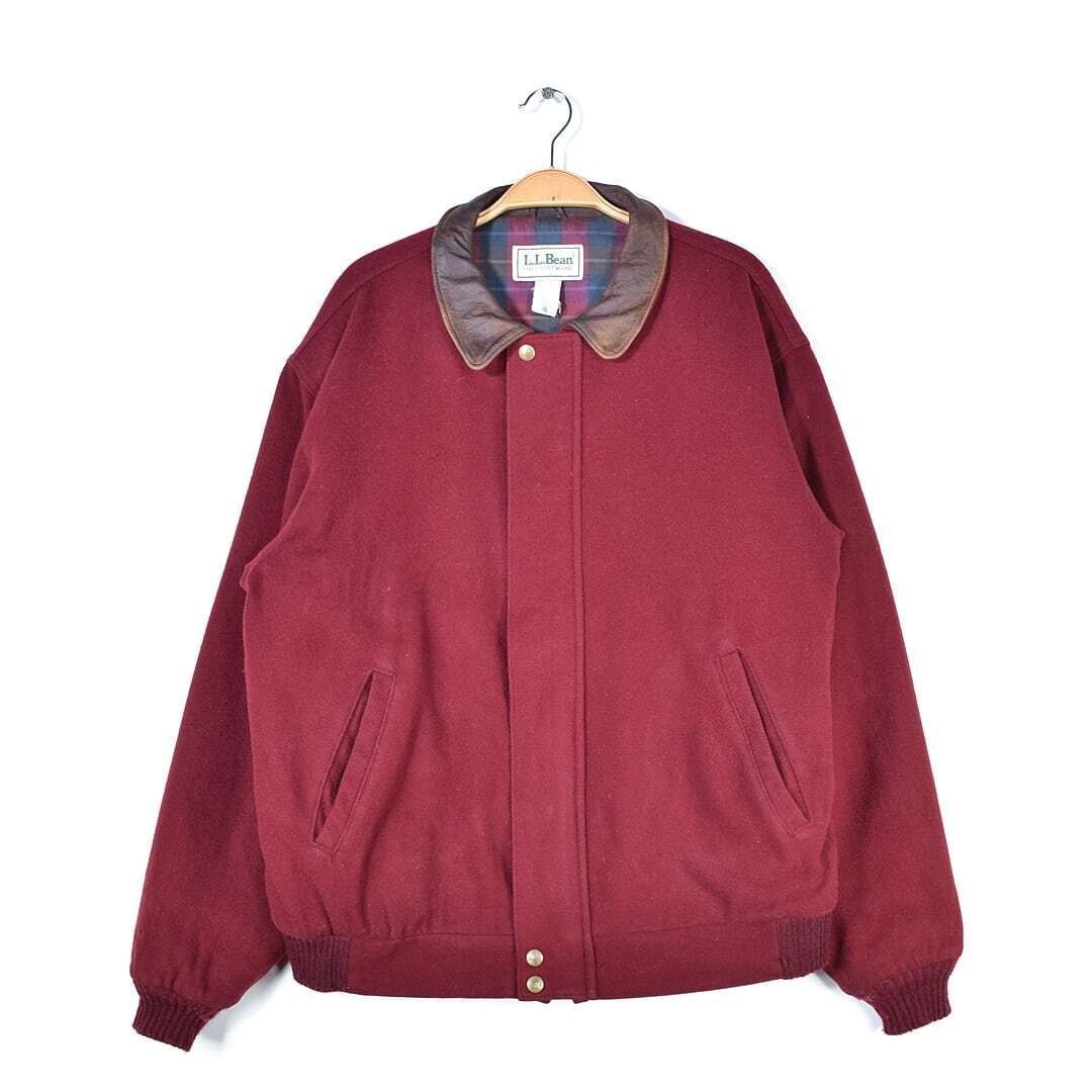 80s L.L.Bean エルエルビーン ウールジャケット S （B199）