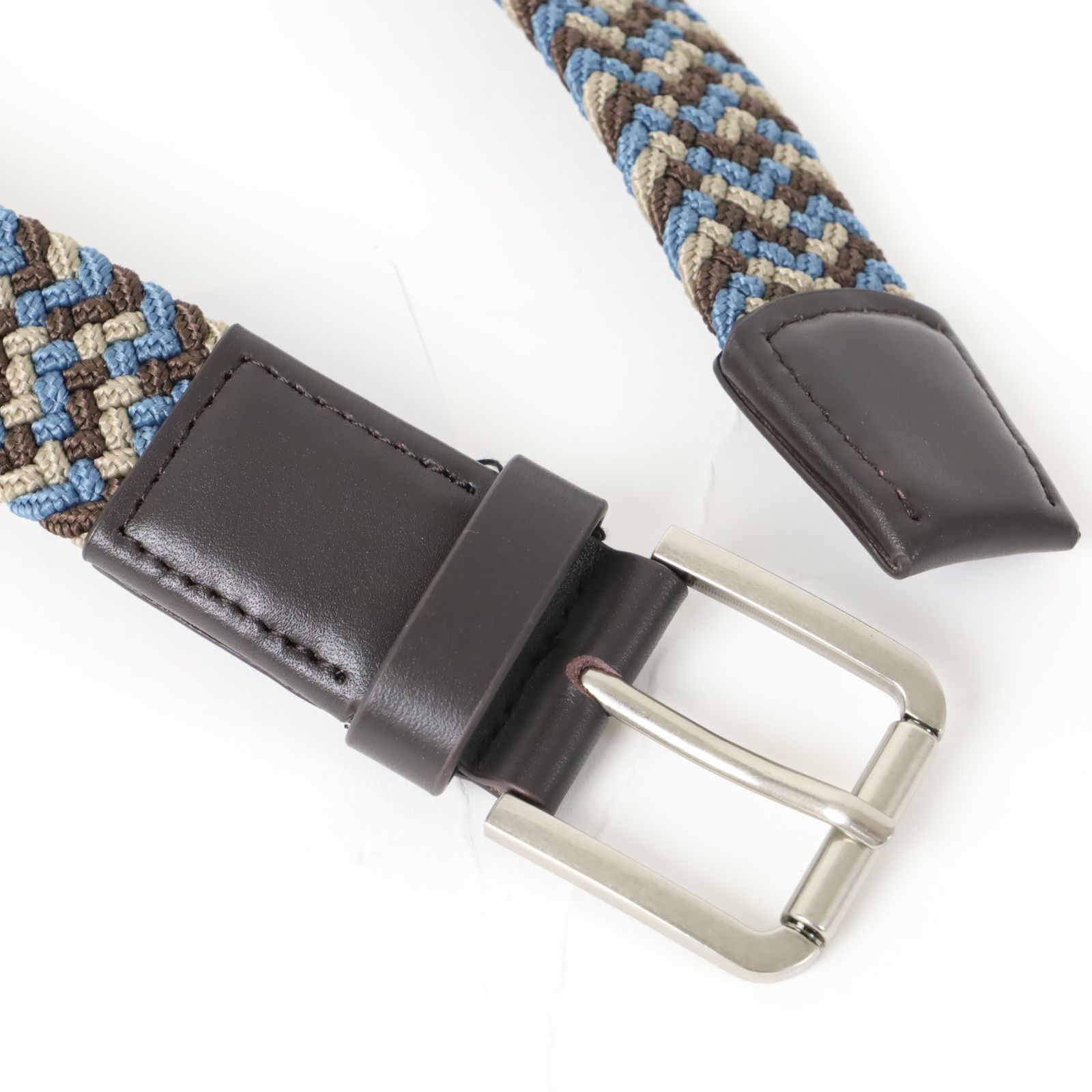 新品 PS Paul Smith コントラストチェック メッシュベルト メンズ