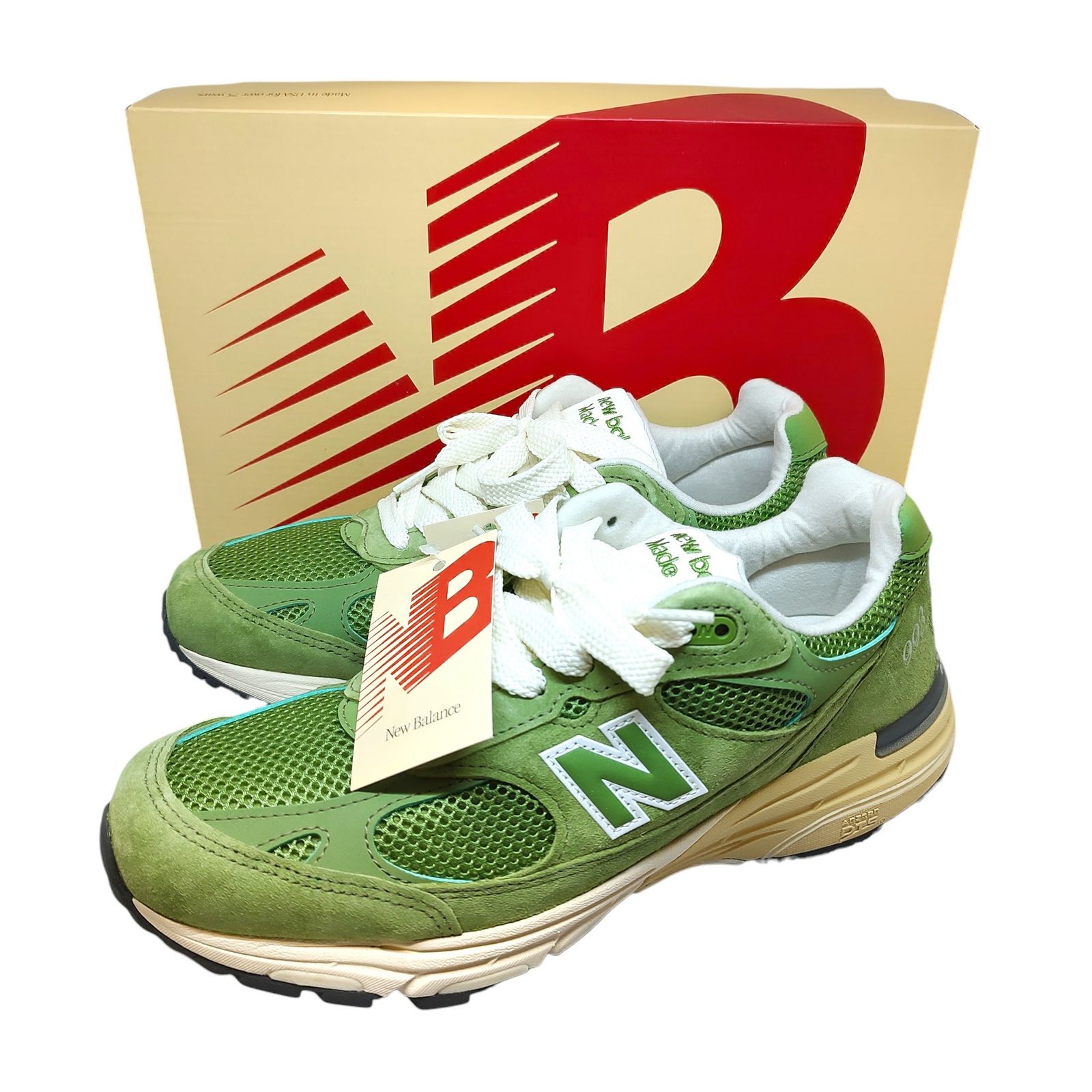 NEW BALANCE ニューバランス 993 Chive スニーカー U993GW US8 26cm