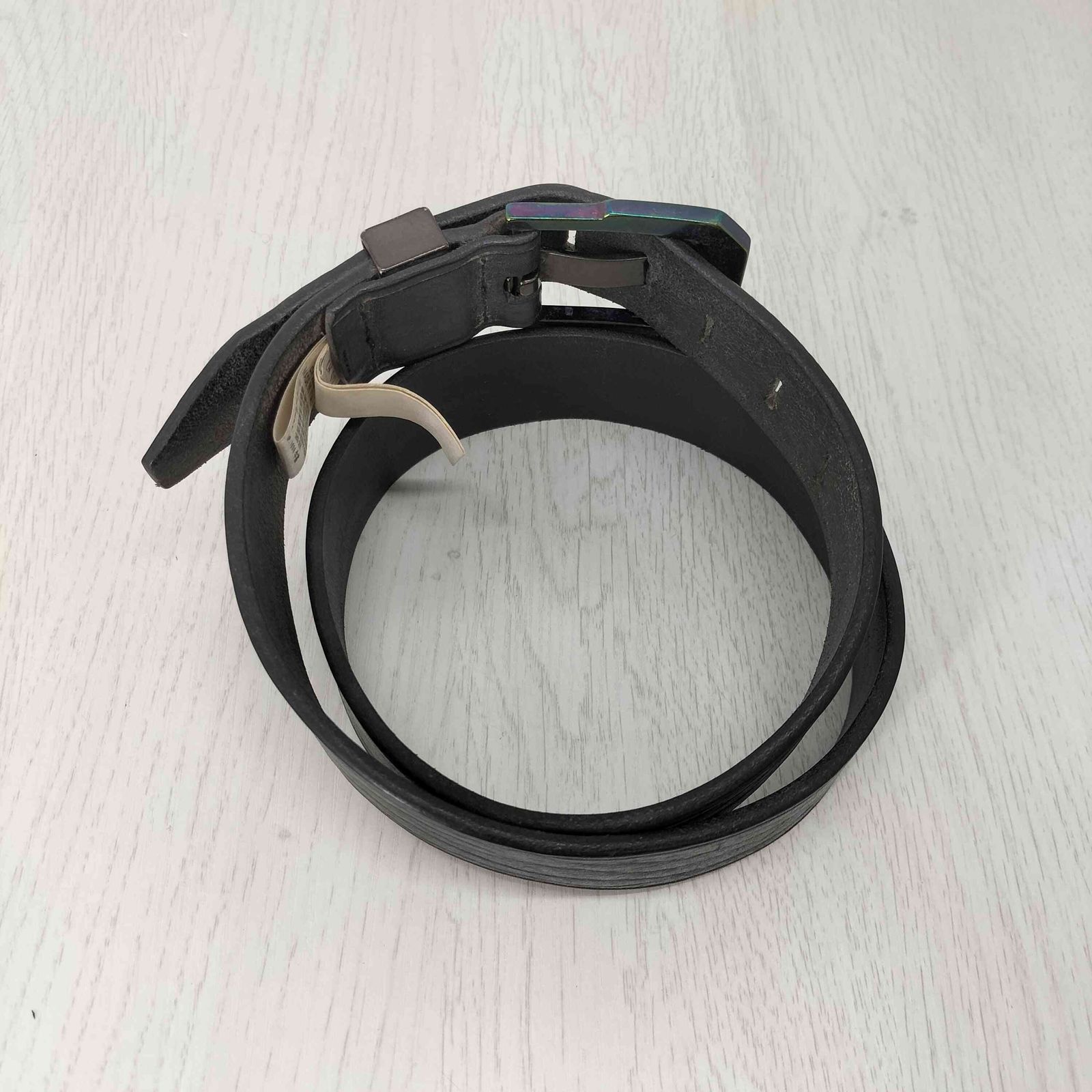 【DIESEL】ディーゼルブラックカウレザーベルト サイズ90 ディーゼル DIESEL カウレザーベルト メンズ 90cm