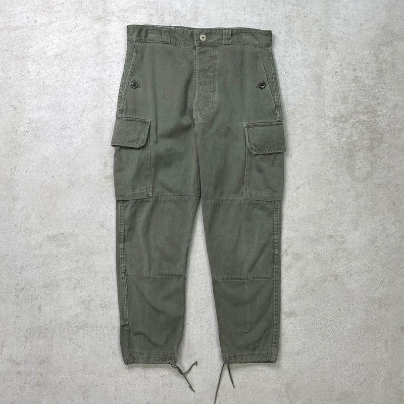 70年代 フランス軍 M-64 カーゴパンツ ミリタリーパンツ メンズW30相当