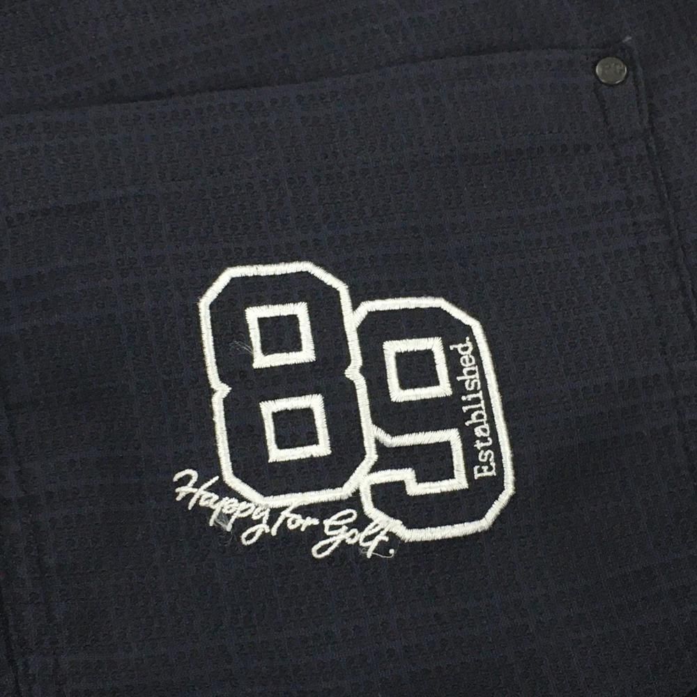 ☆SALE価格☆【美品】パーリーゲイツ パンツ ネイビー チェック織生地