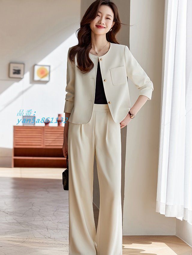 パンツスーツ レディース スーツ レディース かっこいい セットアップ ママ入学式 ゆったり レディース 入学式 パンツスーツ 卒業式 セレモニー ママ yan5a861132