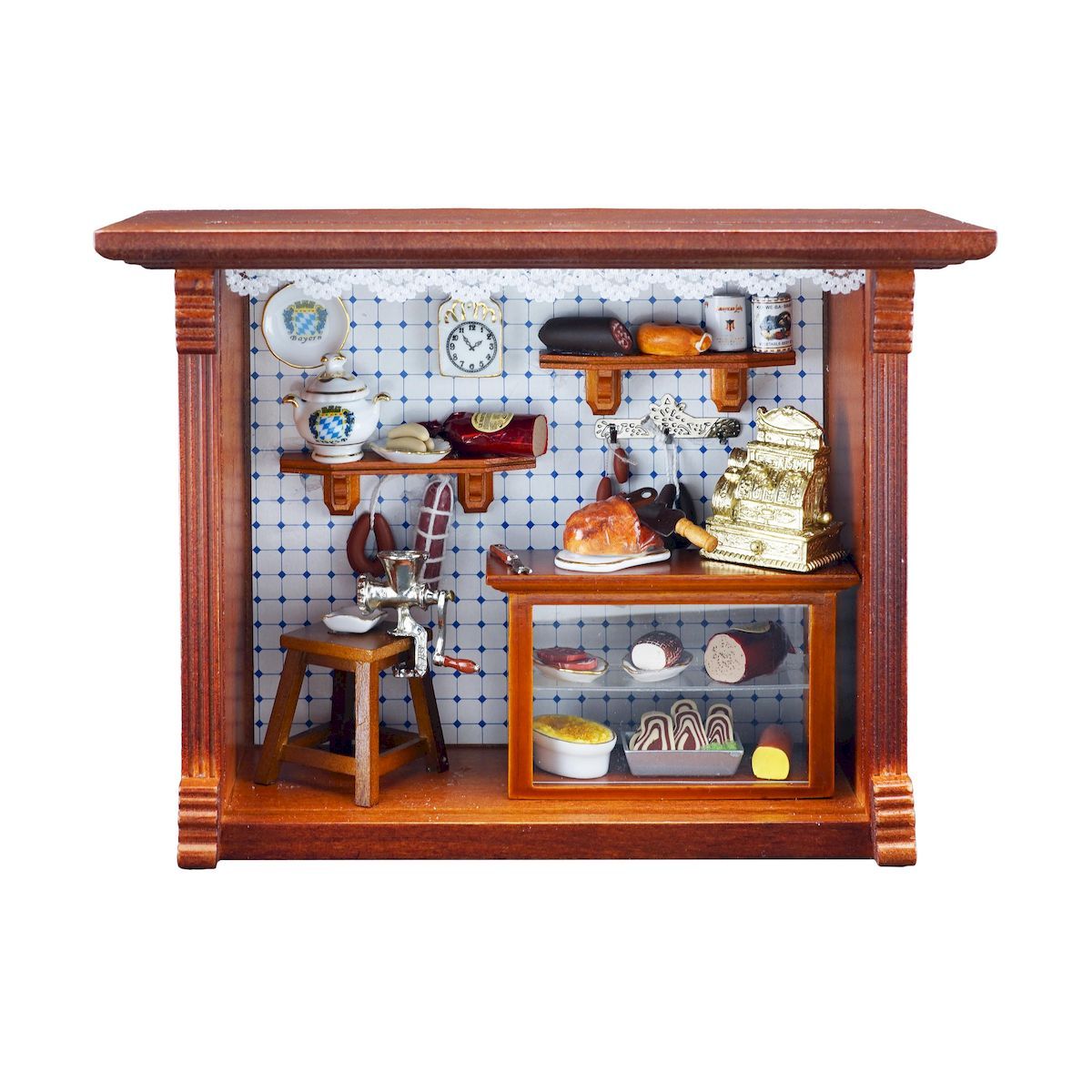 電子金庫 タッチパネル (45cm, 白) 指紋認証 アラーム機能付き 壁付け