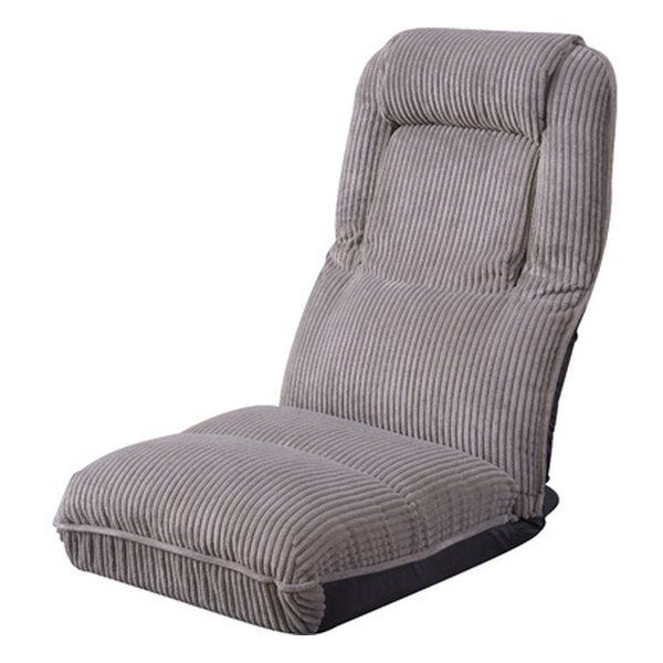 【新品】東谷 アズマヤ 4WAYハイバックフロアチェア グレー 幅47×奥行き70-126×高さ18-76×座面高18cm THC-55GY (2560280)