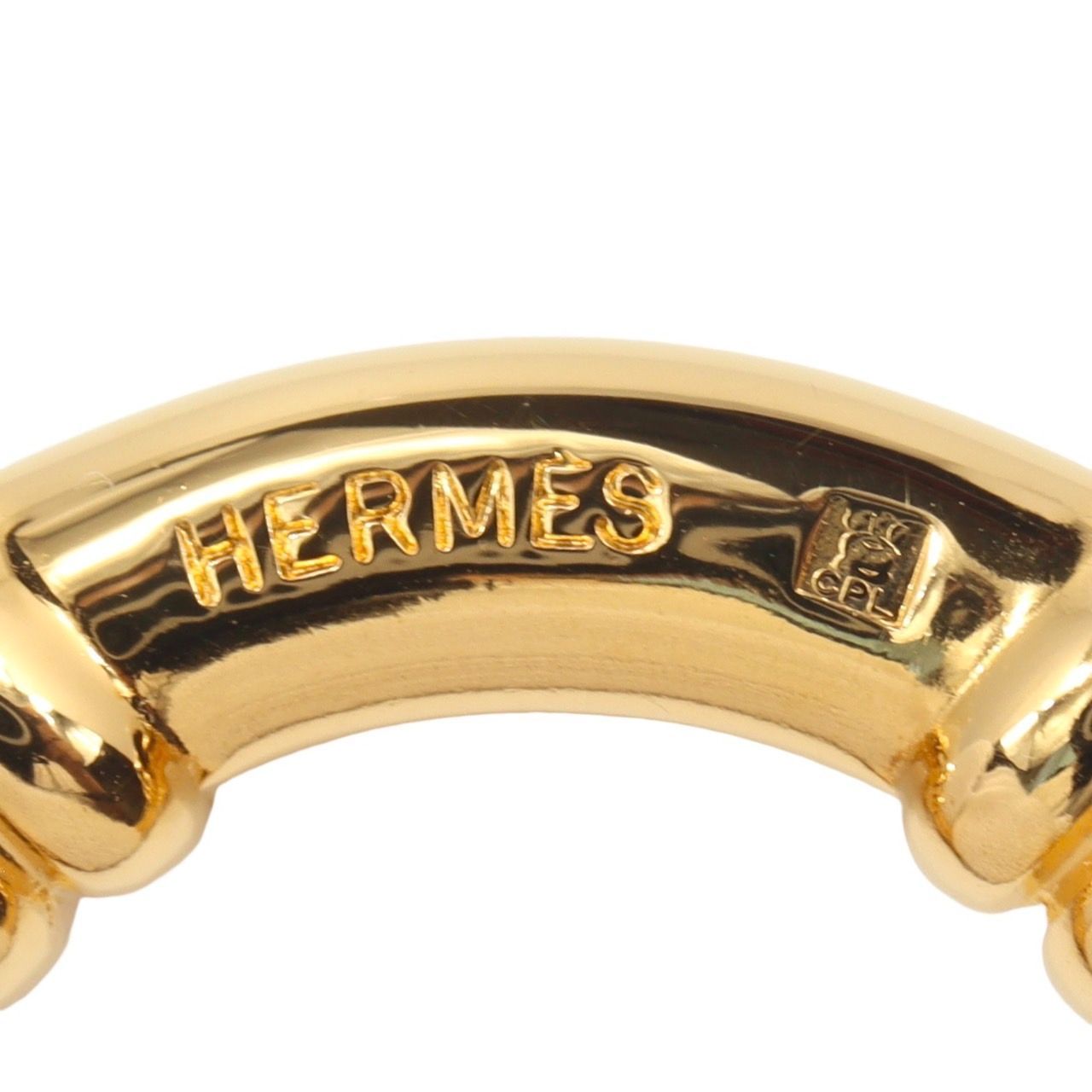 HERMES エルメス ブーエ スカーフリング スカーフ留め 金メッキ GP ゴールド ブランド小物 服飾小物