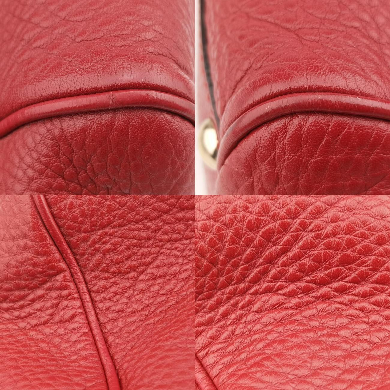 グッチGucciバンブーショッパーレッドレザー336032I015436108