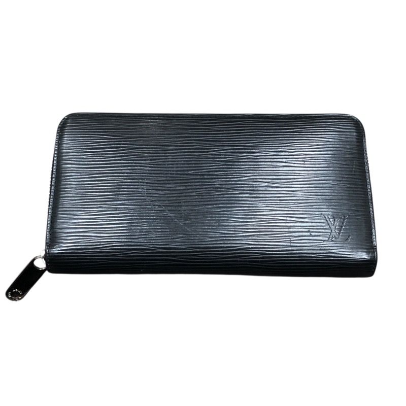 ルイ ヴィトン LOUIS VUITTON ジッピーウォレット M61857 ノワール シルバー金具 エピレザー メンズ 長財布