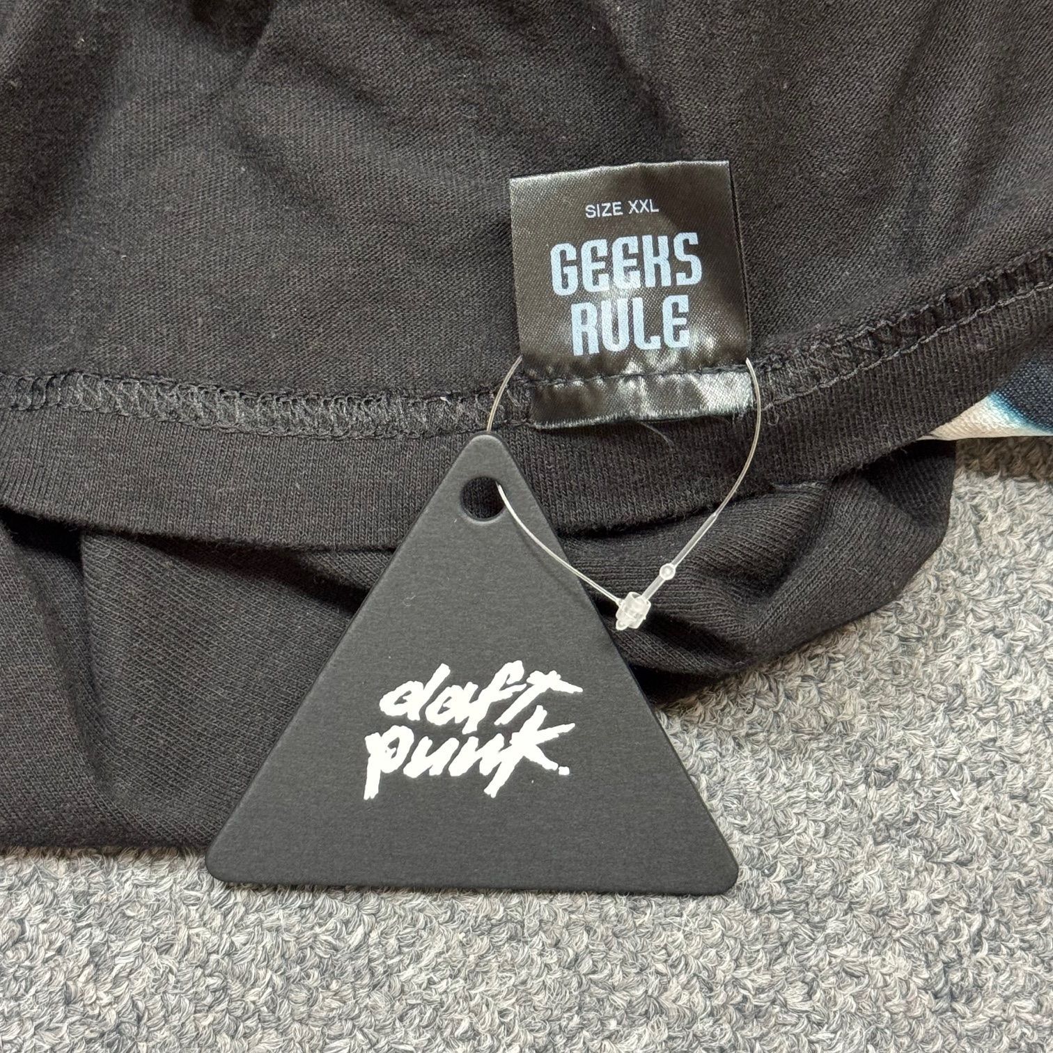 GEEKS RULE 24AW DAFT PUNK SILKSCREEN PRINTING T SHIRT 01