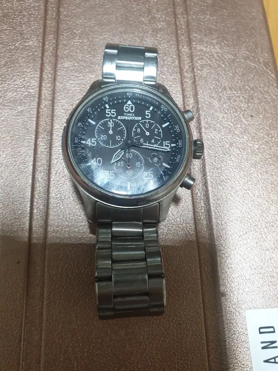 timex expedition クロノグラフ メタル 男性 腕時計