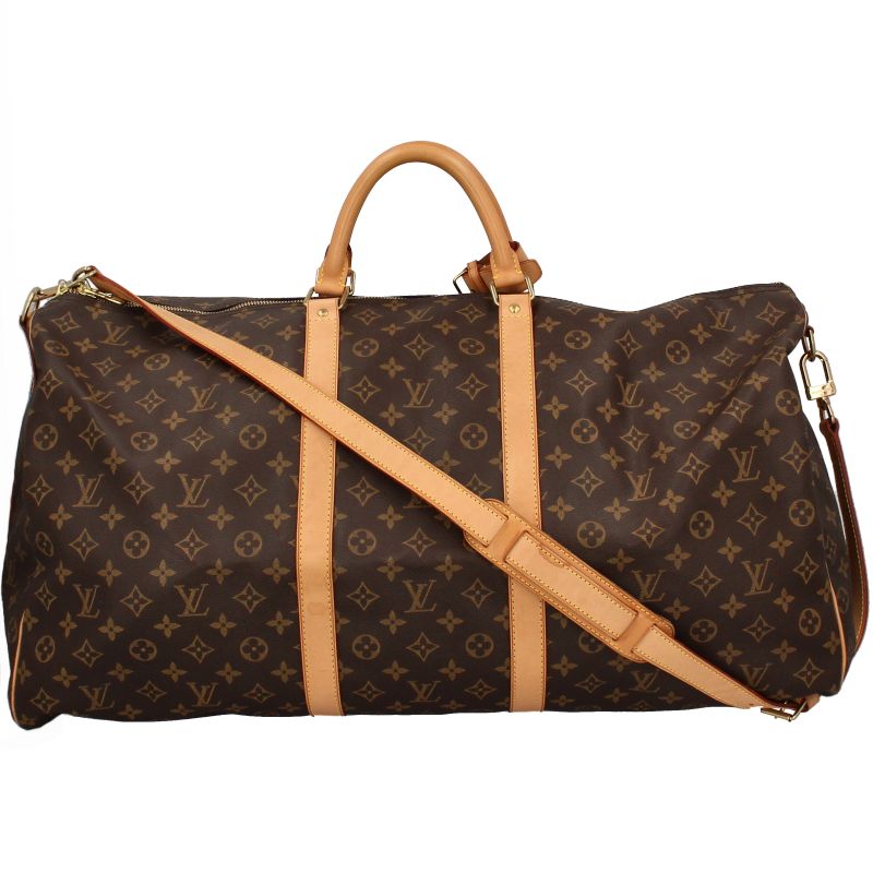 ルイ ヴィトン キーポルバンドリエール60 M41412 モノグラム レディース ボストンバッグ ブラウン