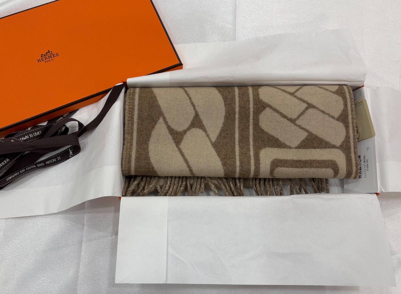 エルメス カシミヤマフラー シェーヌダンクル USTAUSTRALIA_COM_AU