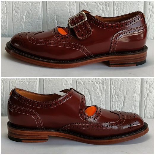 REGAL/リーガル/メリージェーン/ストラップシューズ/ボルドー/赤