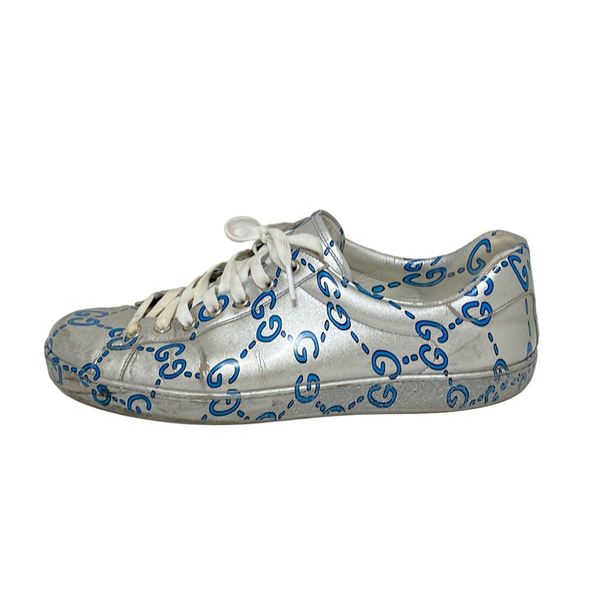 GUCCI(グッチ) スニーカー 9 レディース GGメタリックローカット
