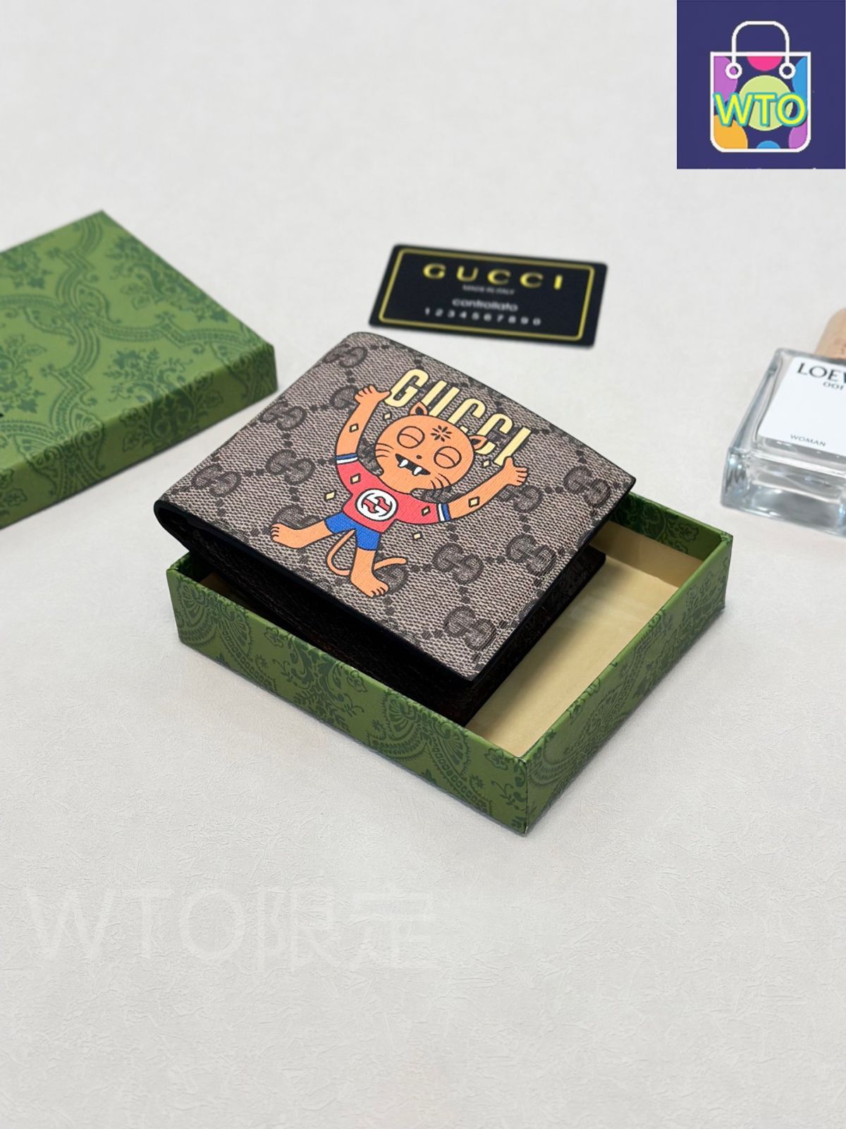 今日特価】Gucci グッチ GGクラシック短款二つ折り 輸入牛皮と